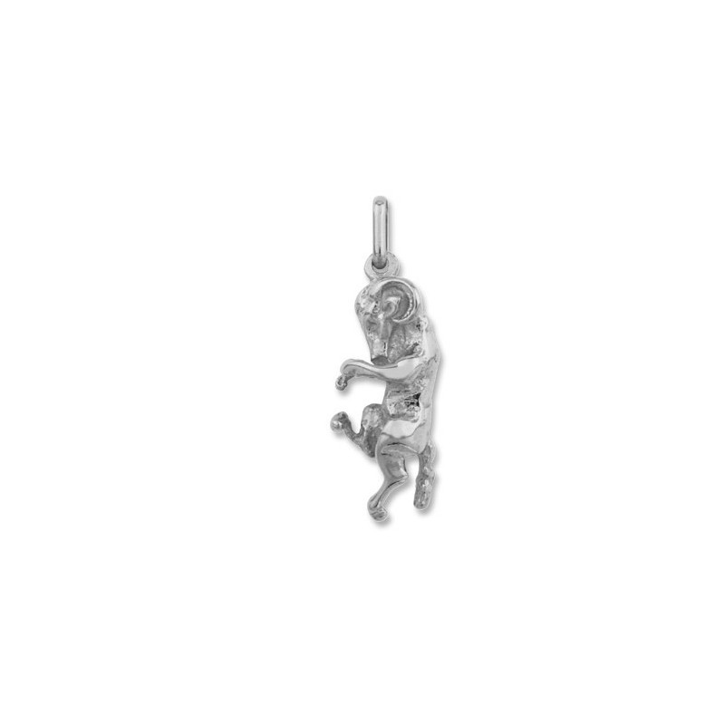 Pendentif bélier – Or 9 carats jaune ou gris – Artisanat français depuis 1954 