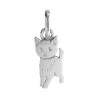 Pendentif chat  - Or 18 carats jaune ou gris - Artisanat français depuis 1954  Couleur Or:Gris