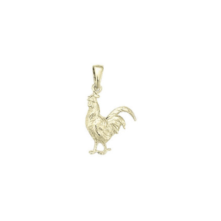 Pendentif coq - Or 18 carats jaune, gris ou rose – Atelier 1924 - Patrimoine Vivant Français  