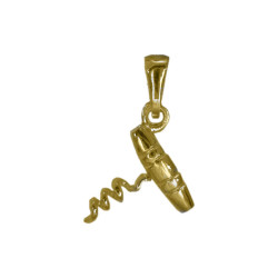 Pendentif tire-bouchon  - Or 18 carats jaune, gris ou rose – Atelier 1924 - Patrimoine Vivant Français  