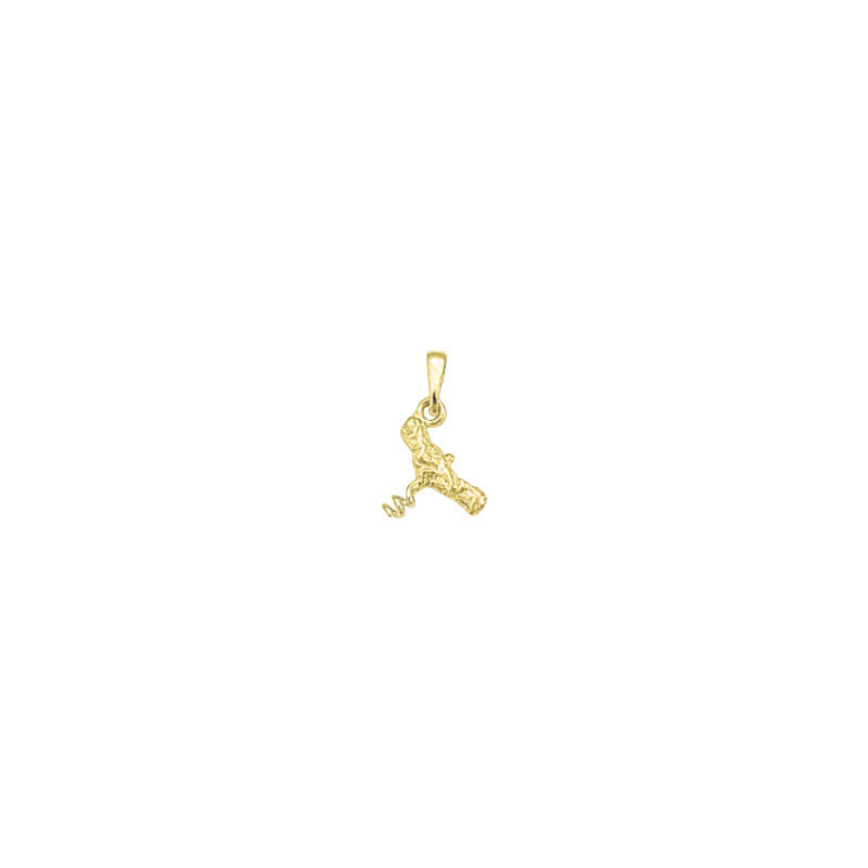 Pendentif tire-bouchon cep de vigne  - Or 18 carats jaune, gris ou rose – Atelier 1924 - Patrimoine Vivant Français  