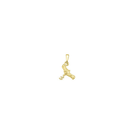 Pendentif tire-bouchon cep de vigne  - Or 18 carats jaune, gris ou rose – Atelier 1924 - Patrimoine Vivant Français  
