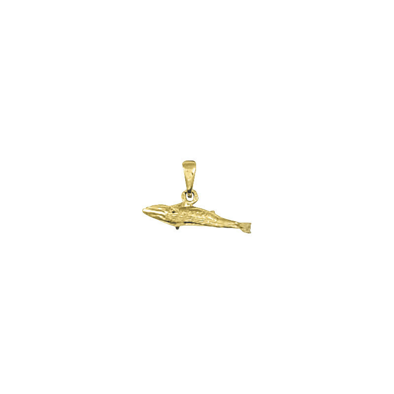 Pendentif baleine bleue – Or 18 carats jaune, gris ou rose – Atelier 1924 - Patrimoine Vivant Français 