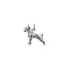 Pendentif chien Boxer  - Or 18 carats jaune ou gris - Artisanat français depuis 1954    - Bijouterie La Petite Française