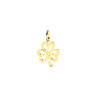 Pendentif trèfle 3 feuilles  – Or 18 carats jaune ou gris – Artisanat français depuis 1954 
