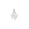 Pendentif trèfle 3 feuilles  – Or 18 carats jaune ou gris – Artisanat français depuis 1954 