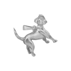 Pendentif chien Labrador argent  - Atelier 1924 - Patrimoine Vivant Français  - Bijouterie La Petite Française