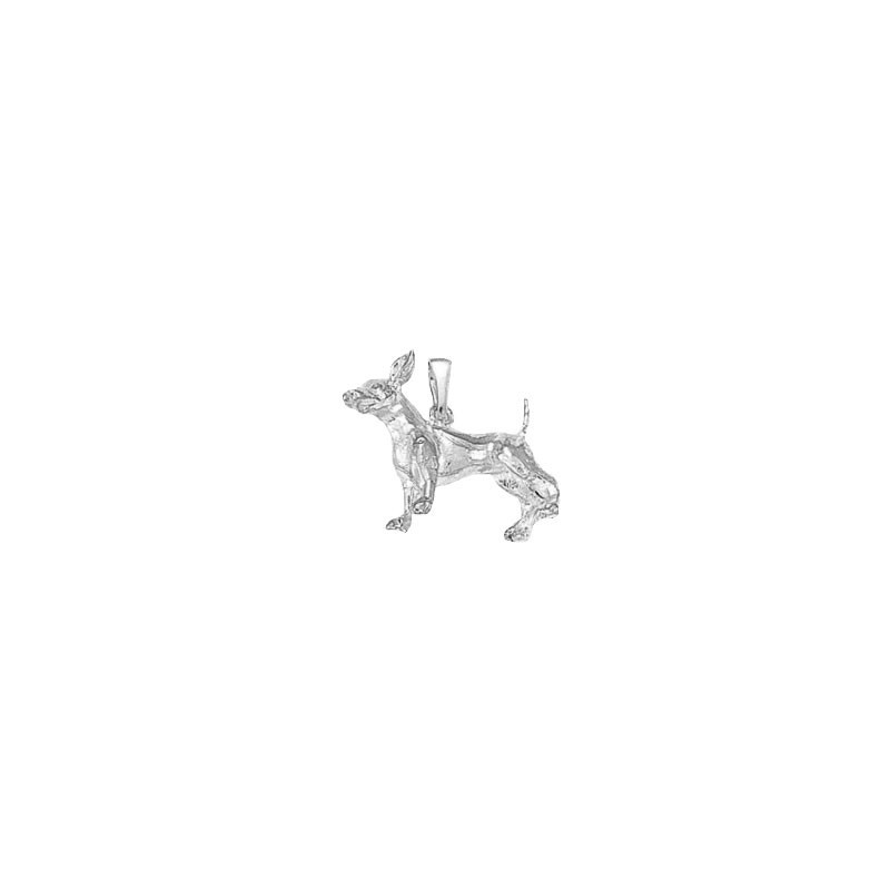 Pendentif chien Chihuahua – Argent – Atelier 1924 – Patrimoine Vivant Français  - Bijouterie La Petite Française