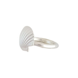 Bague Coquille Saint-Jacques Argent -  Atelier 1924 - Patrimoine Vivant Français 