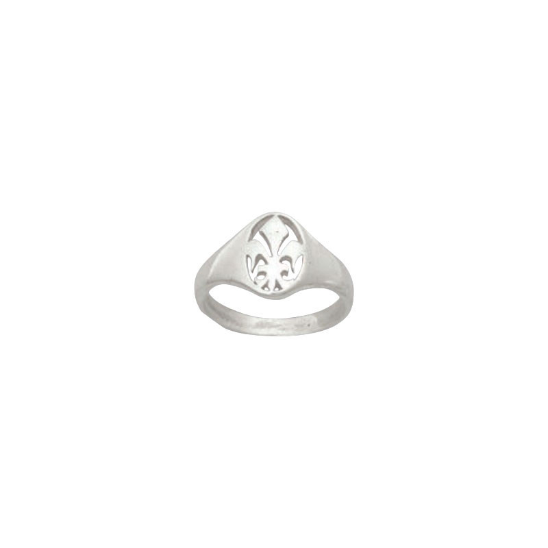 Bague fleur de Lys Argent - Atelier 1924 - Patrimoine Vivant Français 