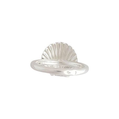Bague Coquille Saint-Jacques Argent -  Atelier 1924 - Patrimoine Vivant Français 