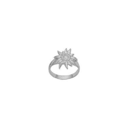 Bague edelweiss Argent - Atelier 1924 - Patrimoine Vivant Français 