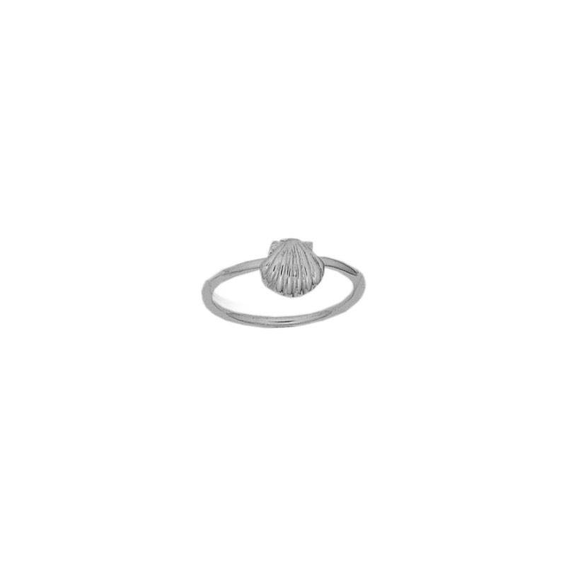Bague Coquille Saint-Jacques Argent -  Atelier 1924 - Patrimoine Vivant Français 