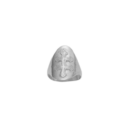 Bague croix de Lorraine Argent - Atelier 1924 - Patrimoine Vivant Français 