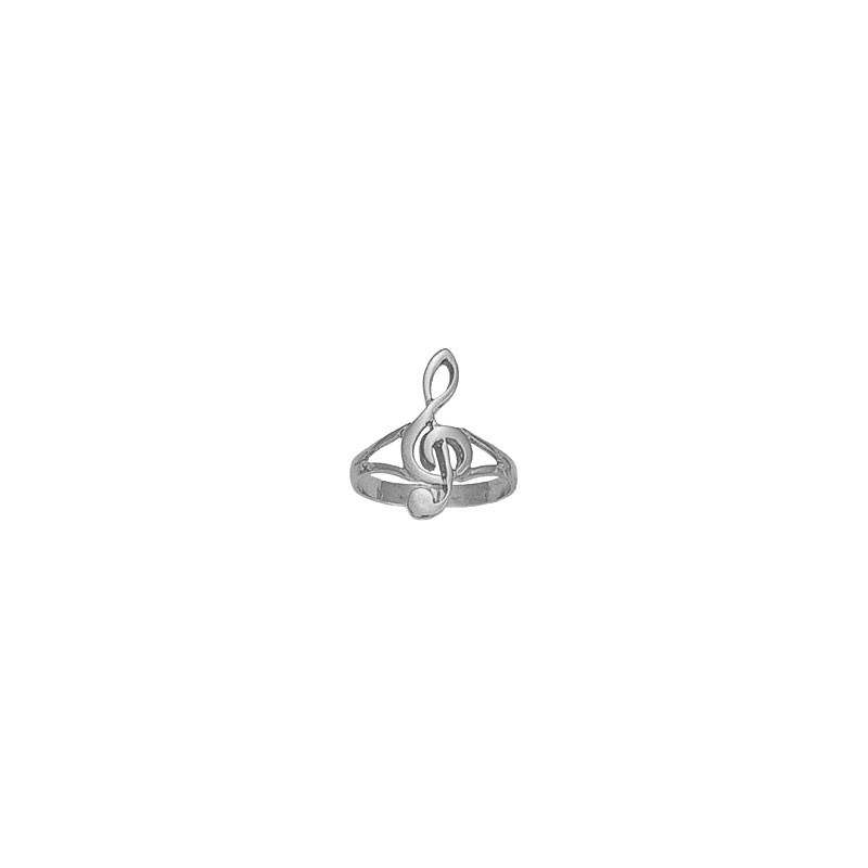 Bague clef de sol Argent - Atelier 1924 - Patrimoine Vivant Français 