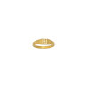 Bague hermine- Plaqué Or - jaune ou rose - Atelier 1924 - Patrimoine Vivant Français  