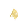 Bague Ginkgo biloba - Plaqué Or - jaune ou rose - Atelier 1924 - Patrimoine Vivant Français  