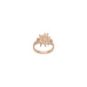 Bague edelweiss  - Plaqué Or - jaune ou rose - Atelier 1924 - Patrimoine Vivant Français  