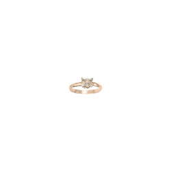 Bague chouette - Plaqué Or - jaune ou rose - Atelier 1924 - Patrimoine Vivant Français  