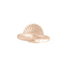 Bague Coquille Saint-Jacques - Plaqué Or - jaune ou rose - Atelier 1924 - Patrimoine Vivant Français  
