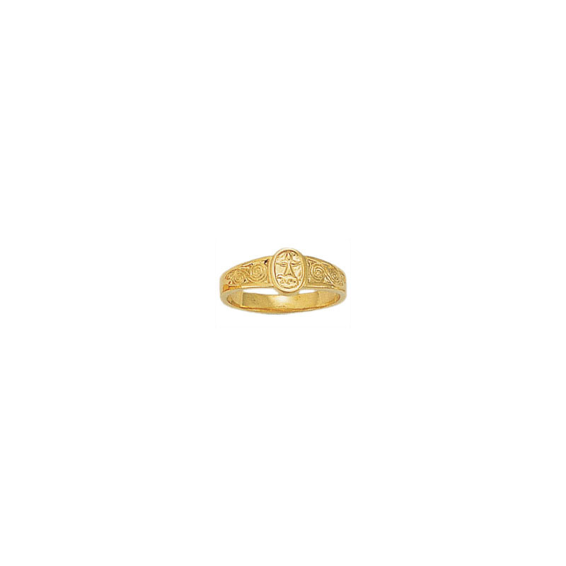 Bague hermine - Plaqué Or - jaune ou rose -  Atelier 1924 Patrimoine Vivant Français  