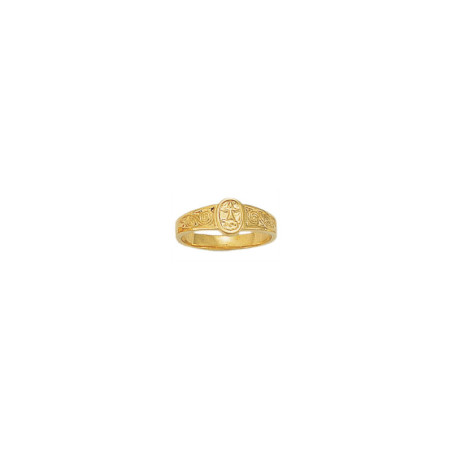 Bague hermine - Plaqué Or - jaune ou rose -  Atelier 1924 Patrimoine Vivant Français  