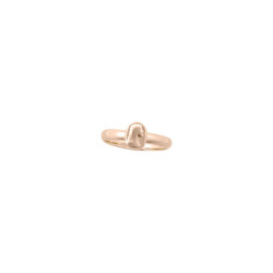 Bague Sainte-Vierge rectangulaire - Plaqué Or - jaune ou rose - Atelier 1924 - Patrimoine Vivant Français  