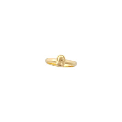 Bague Sainte-Vierge rectangulaire - Plaqué Or - jaune ou rose - Atelier 1924 - Patrimoine Vivant Français  