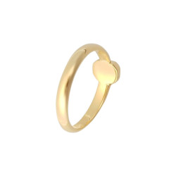 Bague Sainte-Vierge rectangulaire - Plaqué Or - jaune ou rose - Atelier 1924 - Patrimoine Vivant Français  