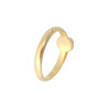 Bague Sainte-Vierge rectangulaire - Plaqué Or - jaune ou rose - Atelier 1924 - Patrimoine Vivant Français  