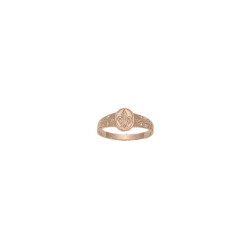 Bague fleurs de Lys  - Plaqué Or - jaune ou rose - Atelier 1924 - Patrimoine Vivant Français  