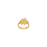 Bague edelweiss  - Plaqué Or - jaune ou rose - Atelier 1924 - Patrimoine Vivant Français  
