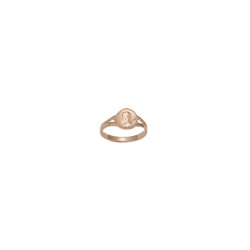 Bague Sainte-Vierge ronde - Plaqué Or - jaune ou rose - Atelier 1924 - Patrimoine Vivant Français  