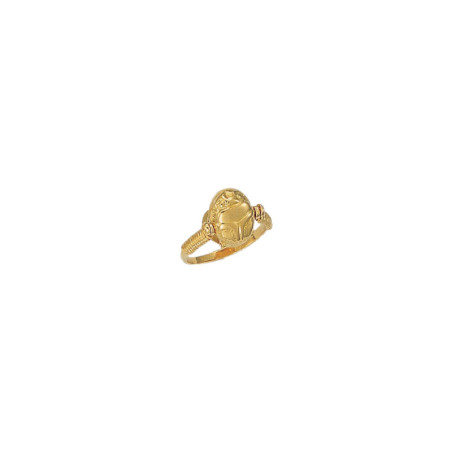 Bague scarabée - Plaqué Or - jaune ou rose - Atelier 1924 - Patrimoine Vivant Français  