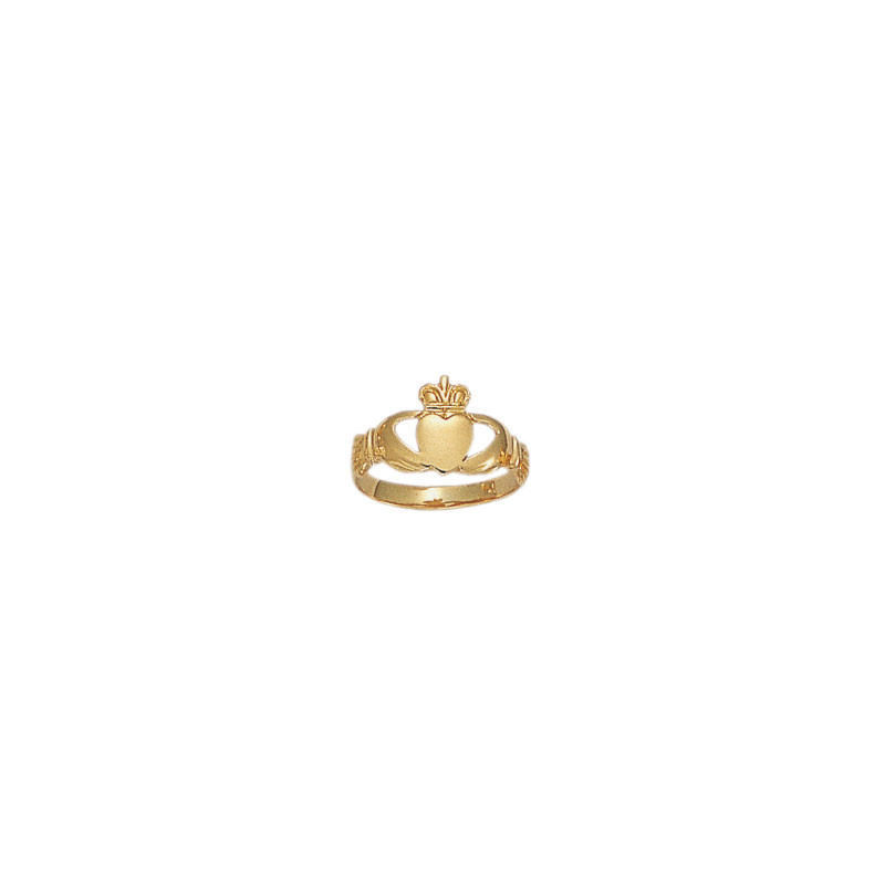 Bague de Claddagh - Plaqué Or - jaune ou rose - Atelier 1924 - Patrimoine Vivant Français  