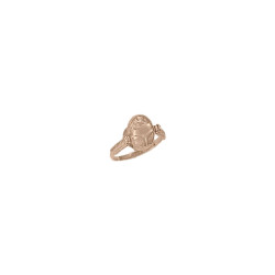 Bague scarabée - Plaqué Or - jaune ou rose - Atelier 1924 - Patrimoine Vivant Français  