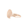Bague Coquille Saint-Jacques - Plaqué Or - jaune ou rose - Atelier 1924 - Patrimoine Vivant Français  