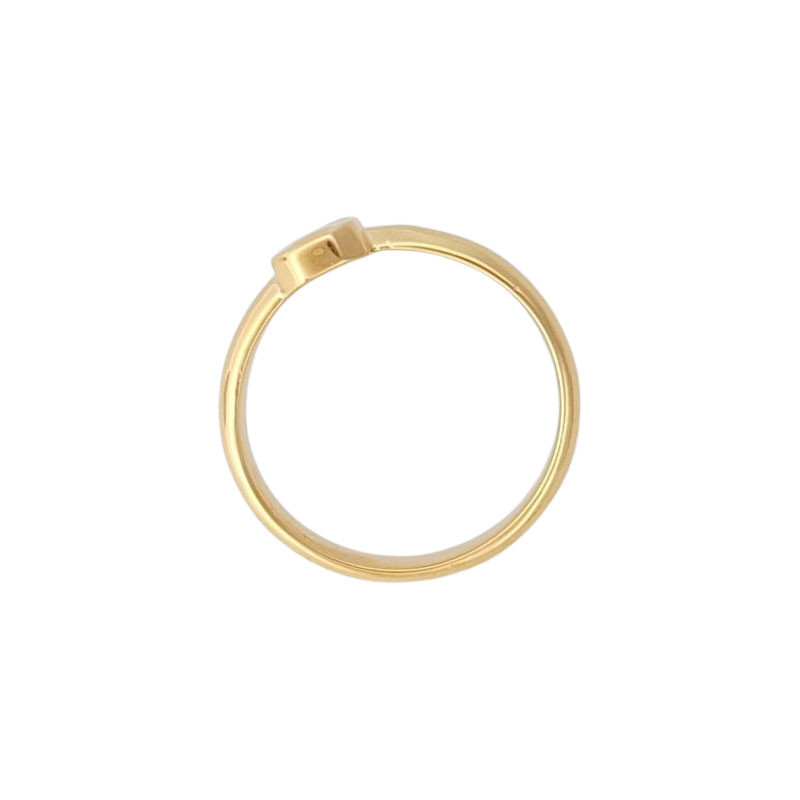 Bague Sainte-Vierge rectangulaire - Plaqué Or - jaune ou rose - Atelier 1924 - Patrimoine Vivant Français  