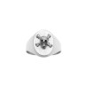 Chevalière tête de mort ovale - Argent – Artisanat Français depuis 1954 