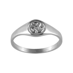Chevalière triskel -  Argent – Artisanat Français depuis 1954 