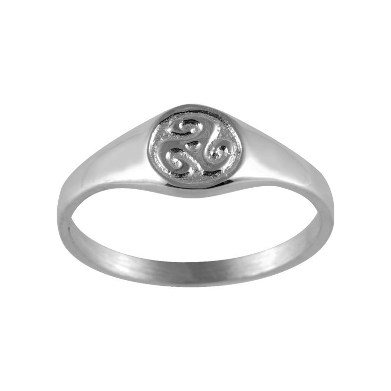 Chevalière triskel -  Argent – Artisanat Français depuis 1954 