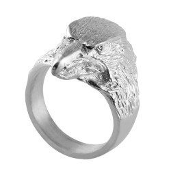 Chevalière aigle - Argent – Artisanat Français depuis 1954 