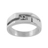 Chevalière argent, initiale Or 18 carats jaune ou gris – Artisanat Français depuis 1954  