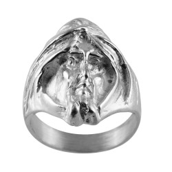 Chevalière homme du désert - Or 9 carats jaune ou gris - Artisanat français depuis 1954   