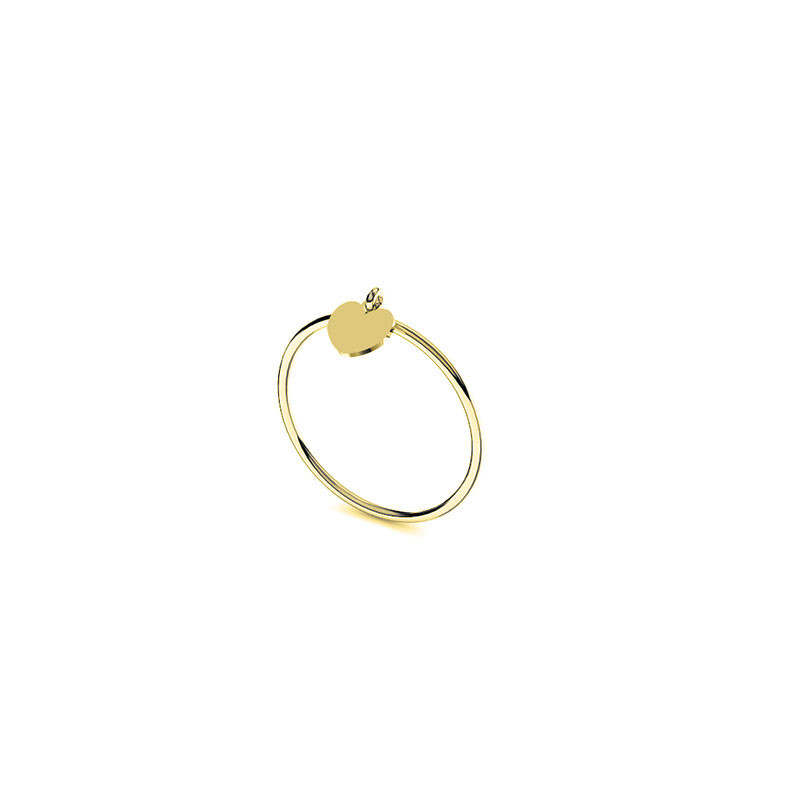 Bague Emma coeur - Or 18 carats -Thomas Escudier, créateur français   