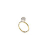 Bague Romy perle blanche - Or 18 carats -Thomas Escudier, créateur français   