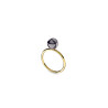 Bague Romy perle noire - Or 18 carats -Thomas Escudier, créateur français  