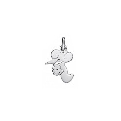 Pendentif idéogramme chinois verseau – Or 9 carats jaune ou gris – Artisanat français depuis 1954 