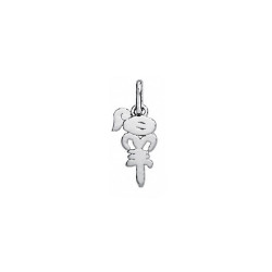 Pendentif idéogramme chinois bélier – Or 9 carats jaune ou gris – Artisanat français depuis 1954 