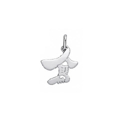 Pendentif idéogramme chinois sagittaire – Or 9 carats jaune ou gris – Artisanat français depuis 1954 